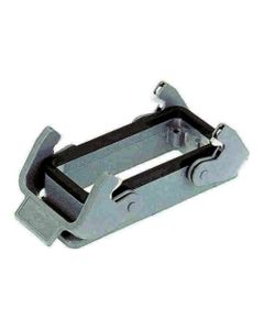 Obudowa złącza rozm. 16B, Han 16B-HBM-DL, przelotowa, prosta, niska konstrukcja, z 2 klamrami