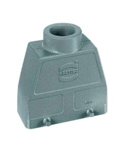 Obudowa złącza rozm. 24B, Han 24B-gg-21, na kabel, prosta, 1 x PG21, wysoka konstrukcja, bolce do klamry podwójnej