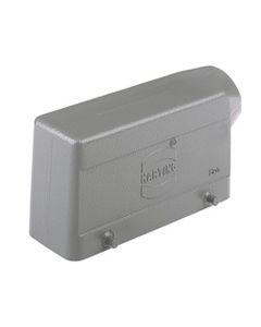 Obudowa złącza rozm. 24B, Han 24B-gs-21, na kabel, kątowa, 1 x PG21, niska konstrukcja, bolce do klamry podwójnej