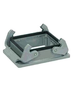 Obudowa złącza rozm. 32B, Han 32B-HBM-DL, przelotowa, prosta, niska konstrukcja, z 2 klamrami