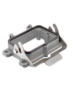 Obudowa złącza rozm. 48B, Han 48B-agg-LB, przelotowa, prosta, z klamrą, rygiel pojedynczy, niska konstrukcja