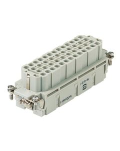 Wkład rozm. 24B, Han EE żeński, 46+PE, 16A 500V, do pinów zaciskanych, 0.14-4 mm2  (Han 46 EE-F-C)