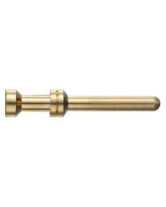 Styk zaciskany Han E, męski, 16A, na przewód 0.14-0.37mm2, stop miedzi pozłacany, do wkładów Han A/E/EE