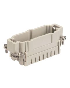 Wkład rozm. 16B, Han E męski, 16+PE, 16A 500V, do pinów zaciskanych, 0.14-4 mm2  (Han 16 E-sti-c)