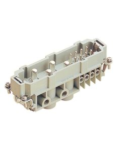 Wkład rozm. 24B, Han-Com K 4/8 męski, 12 kontaktów (4+PE 80A i 8 sygnałowych 16A), zaciski śrubowe, 1.5-16/0.5-2.5 mm2  ...