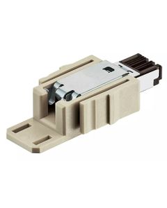 Han-Modular RJ45, wkład męski Han RJ45, 4-pin, kat.5, 100Mbit/s, ekranowany, zaciski IDC, AWG 24-22 (Han-Modular RJ45 Ca...