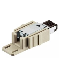 Han-Modular RJ45, wkład męski Han RJ45, 4-pin, kat.5, 100Mbit/s, ekranowany, zaciski IDC, AWG 26 (Han Modular RJ45  Plug...