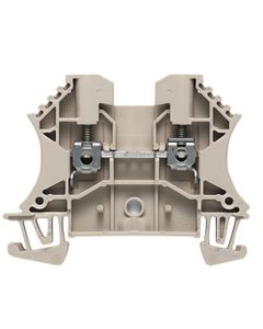 Złączka przelotowa WDU 2.5, śrubowa, 2.5 mm2, 800V, 24A, ciemnobeżowa, 2 połączenia