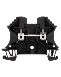 Złączka przelotowa WDU 2.5 SW, śrubowa, 2.5 mm2, 800V, 24A, czarna, 2 połączenia