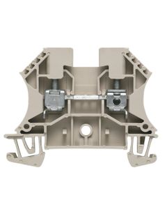 Złączka przelotowa WDU 4, śrubowa, 4 mm2, 800V, 32A, ciemnobeżowa, 2 połączenia