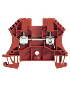 Złączka przelotowa WDU 4 RT, śrubowa, 4 mm2, 800V, 32A, czerwona, 2 połączenia