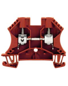 Złączka przelotowa WDU 6 RT, śrubowa, 6 mm2, 800V, 41A, czerwona, 2 połączenia
