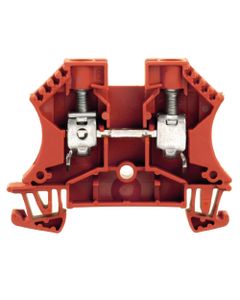 Złączka przelotowa WDU 10 RT, śrubowa, 10 mm2, 1000V, 57A, czerwona, 2 połączenia