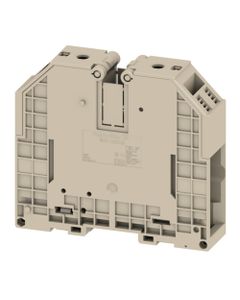 Złączka przelotowa WDU 120/150, śrubowa, 120 mm2, 1000V, 269A, ciemnobeżowa, 2 połączenia