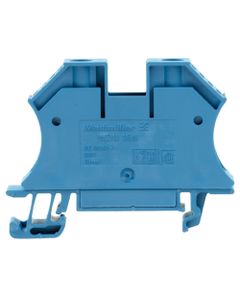 Złączka przelotowa WDU 16N BL, śrubowa, 16 mm2, 690V, 76A, niebieska, 2 połączenia