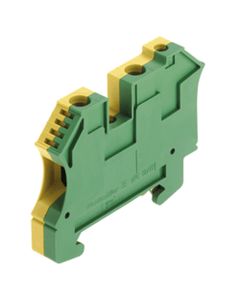 Złączka przewodu ochronnego WPE 10/ZR, śrubowa, 10 mm2, 1000V, zielono-żółta, 2 połączenia, z dod. przył. 4 mm2
