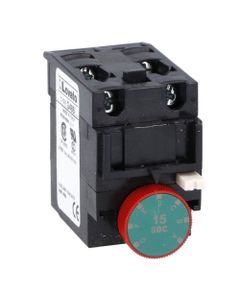 Moduł czasowy pneumatyczny 11G48615, 1NO+1NC, zwłoczny, opóźnione wył. 15s, czołowy, do styczników BF00, BF09...BF150...