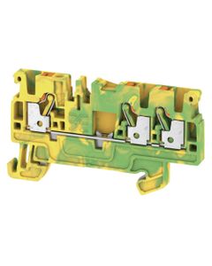 Złączka przewodu ochronnego A3C 2.5 PE, PUSH IN, 2.5 mm2, 800V, zielono-żółta, 3 połączenia