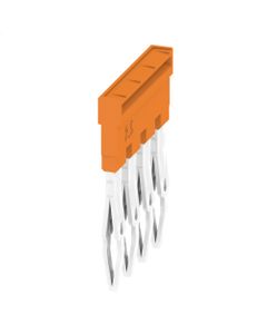 Mostek krosujący ZQV 2.5N/4, 4-biegun. wtykowy, 2.5 mm2, pomarańczowy, do serii A