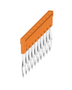 Mostek krosujący ZQV 2.5N/10, 10-biegun. wtykowy, 2.5 mm2, pomarańczowy, do serii A