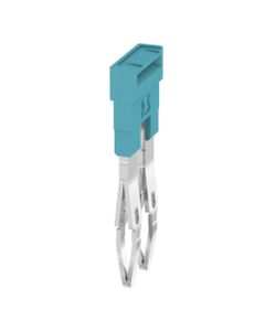 Mostek krosujący ZQV 2.5N/2 BL, 2-biegun. wtykowy, 2.5 mm2, niebieski, do serii A
