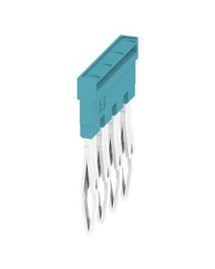Mostek krosujący ZQV 2.5N/4 BL, 4-biegun. wtykowy, 2.5 mm2, niebieski, do serii A