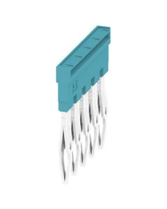 Mostek krosujący ZQV 2.5N/5 BL, 5-biegun. wtykowy, 2.5 mm2, niebieski, do serii A