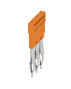 Mostek krosujący ZQV 4N/3, 3-biegun. wtykowy, 4 mm2, pomarańczowy, do serii A