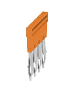 Mostek krosujący ZQV 4N/4, 4-biegun. wtykowy, 4 mm2, pomarańczowy, do serii A