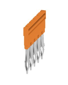 Mostek krosujący ZQV 4N/5, 5-biegun. wtykowy, 4 mm2, pomarańczowy, do serii A