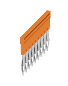 Mostek krosujący ZQV 4N/9, 9-biegun. wtykowy, 4 mm2, pomarańczowy, do serii A