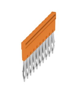 Mostek krosujący ZQV 4N/10, 10-biegun. wtykowy, 4 mm2, pomarańczowy, do serii A