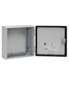Obudowa z drzwiami E-Box EB 1546.500, 200x200x80 (WxSxG), stalowa IP66, z płytą montażową