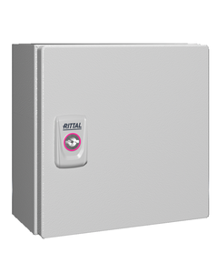 Obudowa z drzwiami KX E-Box 1549.000, 200x200x120 (WxSxG), stalowa IP66, z płytą montażową
