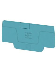 Płytka skrajna AEP 2C 1.5 BL, niebieska, do złączek A2C 1.5 BL