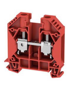 Złączka przelotowa WDU 16 RT, śrubowa, 16 mm2, 1000V, 76A, czerwona, 2 połączenia