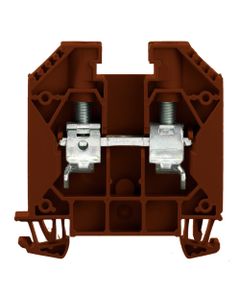 Złączka przelotowa WDU 16 BR, śrubowa, 16 mm2, 1000V, 76A, brązowa, 2 połączenia