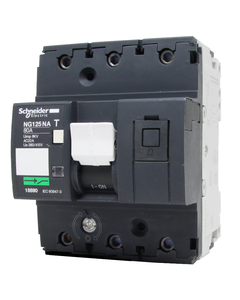 Rozłącznik modułowy NG125-NA-100-3, 3NO 100A, 500V AC, dźwignia szara