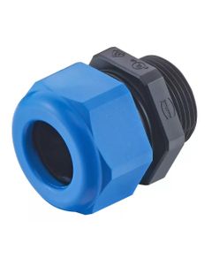 Dławnica kablowa iskrobezpieczna Han CGM-Ex i, M40x1.5, niebiesko-czarna, do kabli fi 22-32mm, IP68