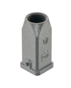 Obudowa złącza rozm. 3A, Han 3A-gg-M20, metal, na kabel, prosta, wejście M20, rygiel pojedynczy