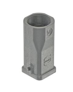 Obudowa złącza rozm. 3A, Han 3A-HTE-M25, metal, na kabel, prosta, 1 x M25, bolce do klamry pojedynczej