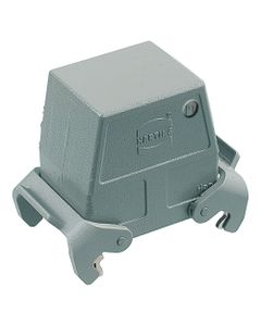 Obudowa złącza rozm. 32A, Han 32A-gs-QB-M32, metal, na kabel, kątowa z 2 klamrami, 1 x M32, rygiel podwójny, wysoka kons...