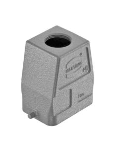 Obudowa złącza rozm. 6B, Han 6B-gg-M25, na kabel, prosta, 1 x M25, rygiel pojedynczy, wysoka konstrukcja