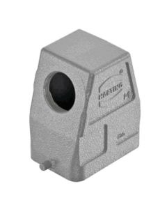 Obudowa złącza rozm. 6B, Han 6B-gs-M25, na kabel, kątowa, 1 x M25, rygiel pojedynczy, wysoka konstrukcja