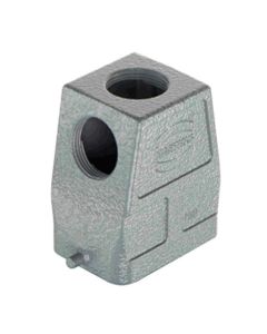 Obudowa złącza rozm. 6B, Han 6B-HTE/HSE-M25, na kabel, prosta/kątowa, 2 x M25, prosta M25/kątowa M25, wysoka konstrukcja...