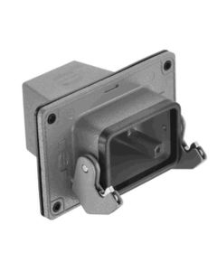 Obudowa złącza rozm. 6B, Han 6B HTE M25 PFT SL, przepust kołnierzowy na kabel, prosty, 1 x M25, wysoka konstrukcja, z kl...