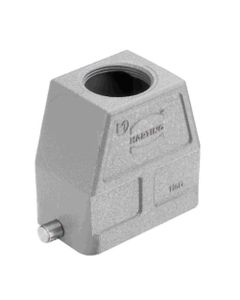 Obudowa złącza rozm. 10B, Han 10B-gg-R-M32, na kabel, prosta, 1 x M32, rygiel pojedynczy, wysoka konstrukcja