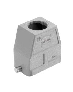 Obudowa złącza rozm. 10B, Han 10B-HTE-R-M40, na kabel, prosta, 1 x M40, rygiel pojedynczy, wysoka konstrukcja