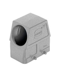 Obudowa złącza rozm. 10B, Han 10B Hood Side Entry M40, na kabel, kątowa, 1 x M40, wysoka konstrukcja, bolce do klamry po...