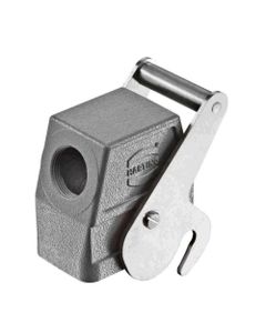 Obudowa złącza rozm. 10B, Han 10B-gs-ZV-M25, na kabel, kątowa, 1 x M25, centralny rygiel zamykający, wysoka konstrukcja,...